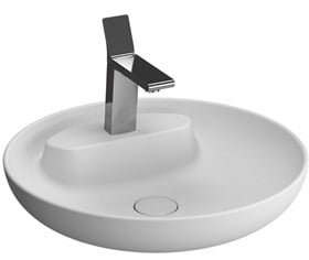 Vitra Memoria Tezgah Üstü Çanak Lavabo 50 cm Mat Beyaz 5880B401-0041